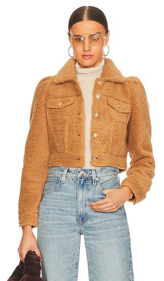 Brie Jacket in Teddy | Revolve Clothing (Global)
