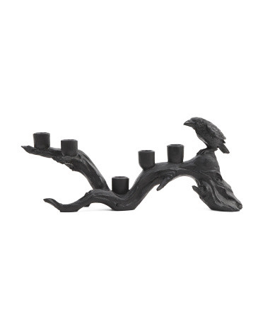 17in Crow Candle Holder | TJ Maxx