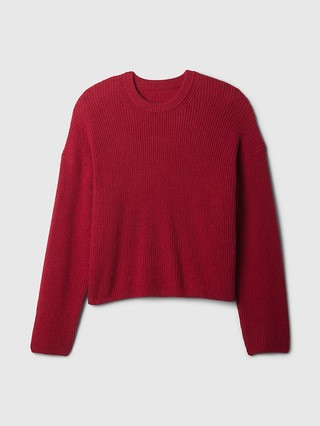 CashSoft Shaker-Stitch Crewneck Sweater | Gap (US)