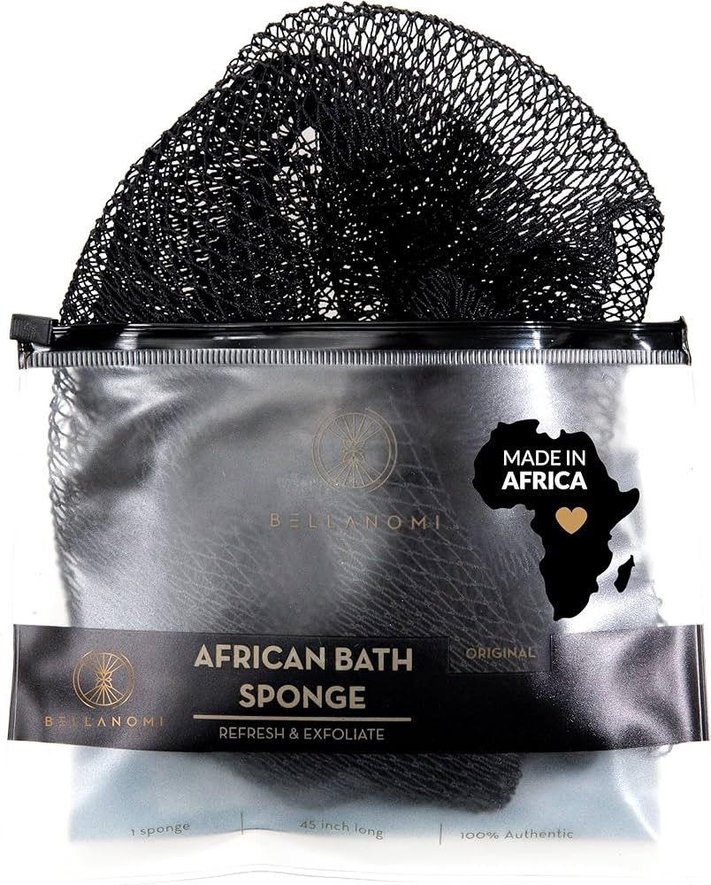 African Exfoliating Net Sponge, Authentic, Ethically sourced from Nigeria, 45 inches Long, Back S... | Amazon (US)