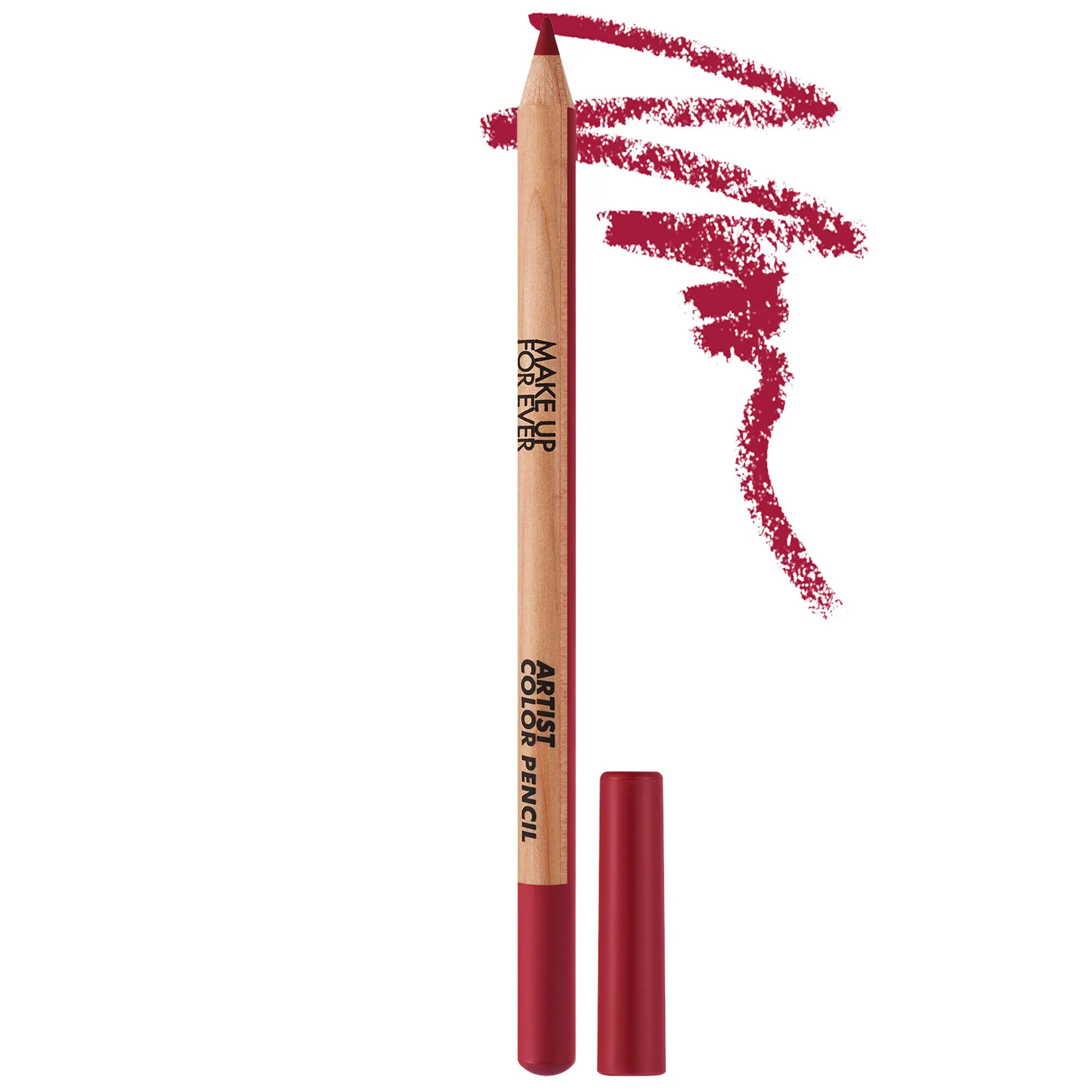 MAKE UP FOR EVER Crayon pour les yeux, les lèvres et les sourcils Artist Color Pencil 714 Full Red 0.04 oz / 1.41 g | Sephora (US)