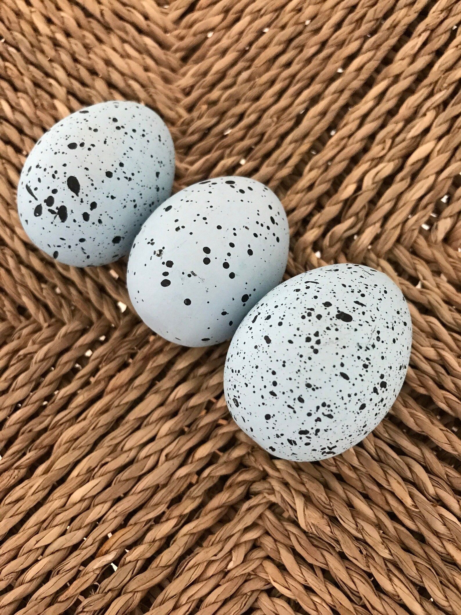 Robin Egg - Robins Egg Decor - Easter Decor - Speckled Ceramic - Easter Tiered Tray Decor - Sprin... | Etsy (US)
