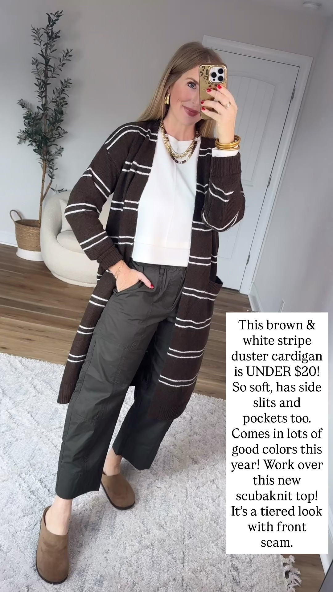 Walmart outfit! Duster cardigan, scubaknit top and pull on pants

#LTKootd