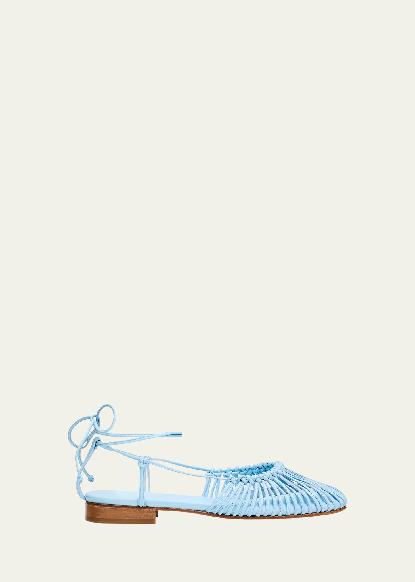 HEREU Mantera Knotted Leather Sandals | Bergdorf Goodman