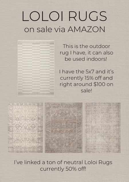 Loloi Rugs on Amazon

Loloi rug, loloi, amazon home, amazon finds, amazon sale, outdoor rug, indoor rug, area rug 

#LTKFindsUnder100 #LTKHome