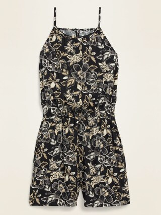 Sleeveless Surplice-Back Romper for Women | Old Navy (US)