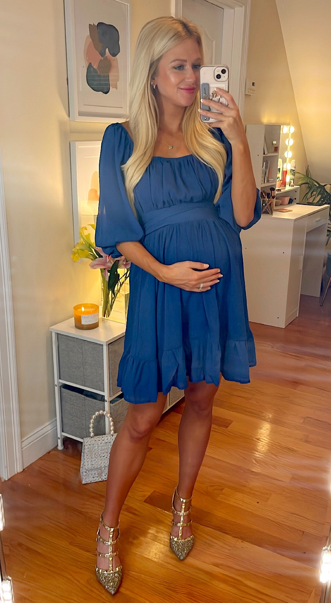 Bump Friendly Baby Shower Dress! Non maternity and true to size 

#LTKunder50 #LTKbump #LTKSale