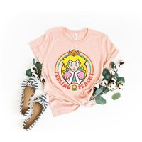 Retro Princess Peach Shirt, Princess Mario T-Shirt Feeling Peachy Shirt, Super Birthday Sweatshirt, Birthday | Etsy (US)