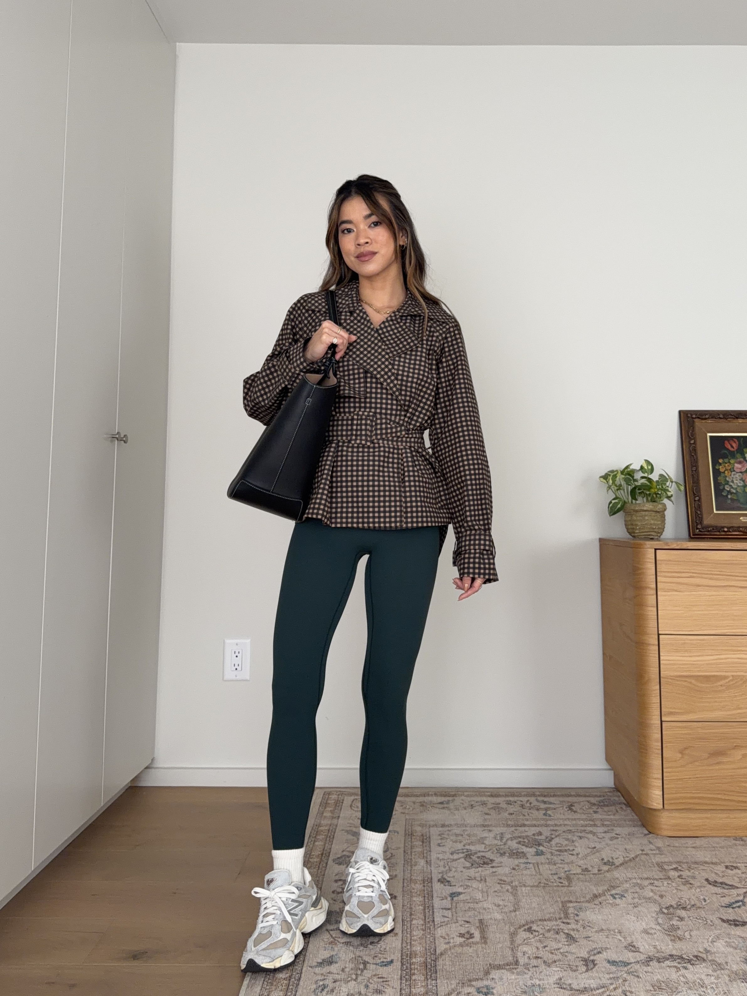This cropped jacket from @abercrombie is perfect for petite heights (I’m 5’2)!
Use the stackable Abercrombie discount code AFCHLOE for an extra 15% off🤎

Sizing info:
-Abercrombie YPB studioFLEX Double-Layered Tank (Size XS in Dark Spruce Check)
-Abercrombie YPB studioFLEX 7/8-Length Legging (Size XS Regular in Dark Spruce Check)
-Abercrombie Short Belted Trench Coat
(Size XS in Carmel)

Fall Abercrombie new arrivals, Abercrombie sets, Abercrombie petite leggings, Abercrombie petite workout sets, Abercrombie fall athleisure, Abercrombie petite leggings, Petite style, petite fashion, mom outfit, mom style, petite pants, petite outfit ideas, petite outfits, best pants for petite, petite workout set, vacation outfits, fall outfits, fall style, fall trends, fall looks fall outfit ideas, Abercrombie try on, cropped trench coat, fall jacket, fall coat

**Use code AFCHLOE to get an additional 15% off almost everything in stores and online at checkout from September 10, 2026 to September 14, 2026 in US/CA. Exclusions apply. See details online.

#LTKootd #LTKSeasonal #LTKPetite