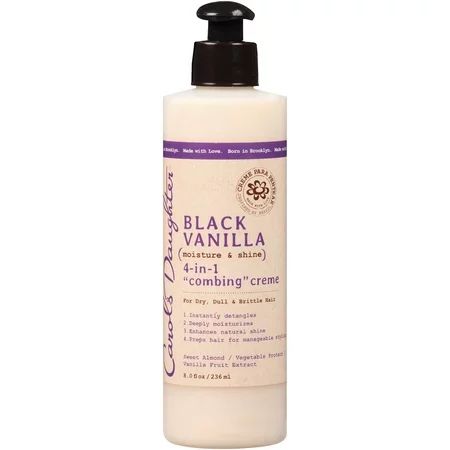 Carol's Daughter Black Vanilla 4-in-1 "Combing" Creme For Dry and Dull Hair, Hair Detangler, 8 fl... | Walmart (US)