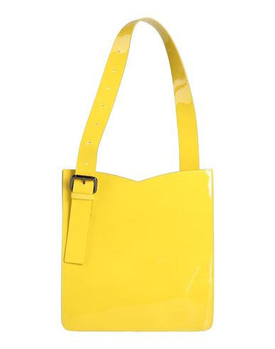 A504 Woman Shoulder bag Yellow Size - Leather | YOOX (US)