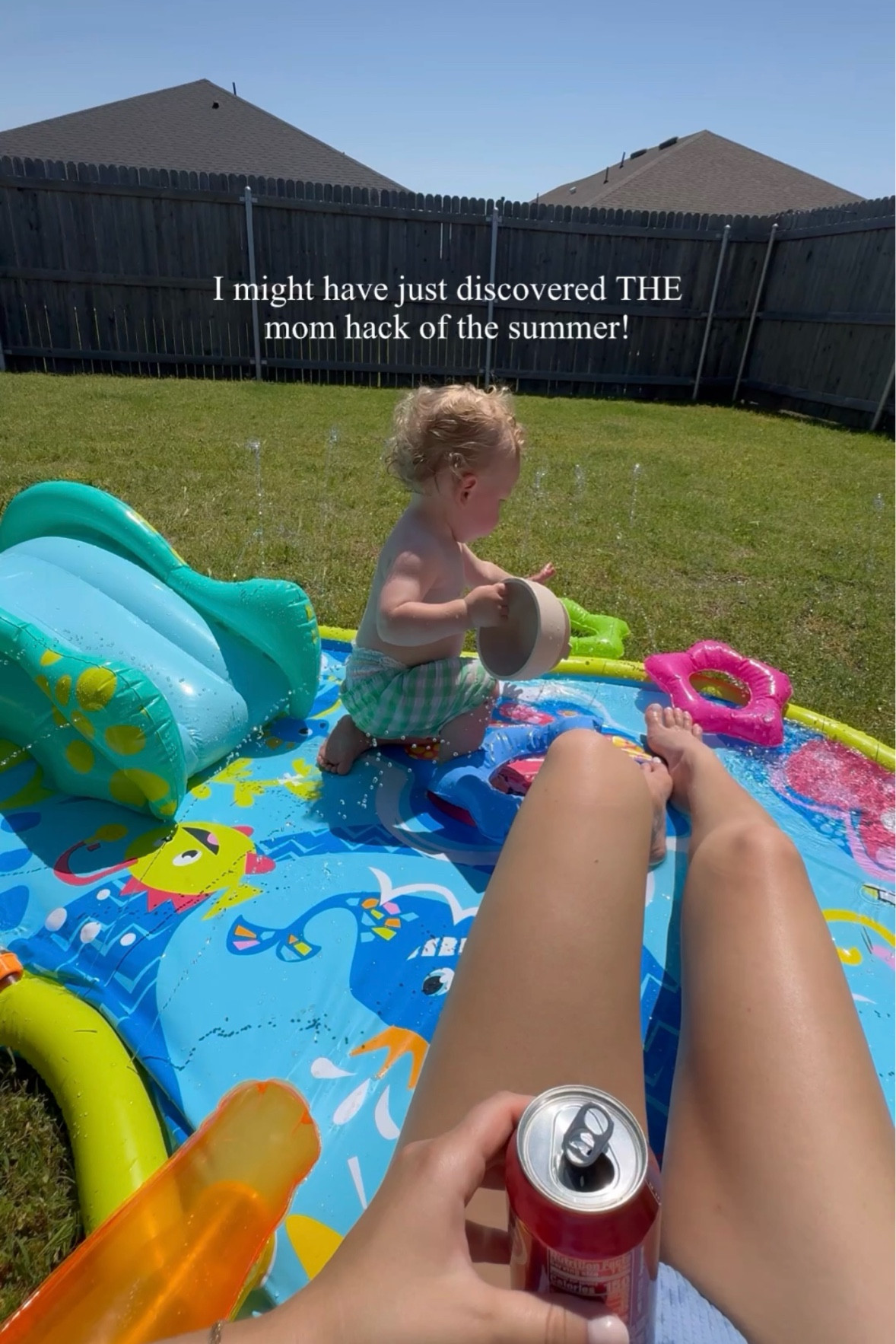 You NEED this splash pad for under $30 if you’re a mom this summer!☀️