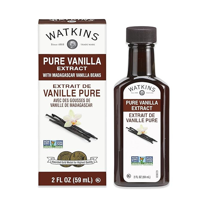 Watkins Pure Vanilla Extract, with Madagascar Vanilla Beans, Non-GMO, Kosher, 2 oz. Bottle, 1-Pac... | Amazon (US)