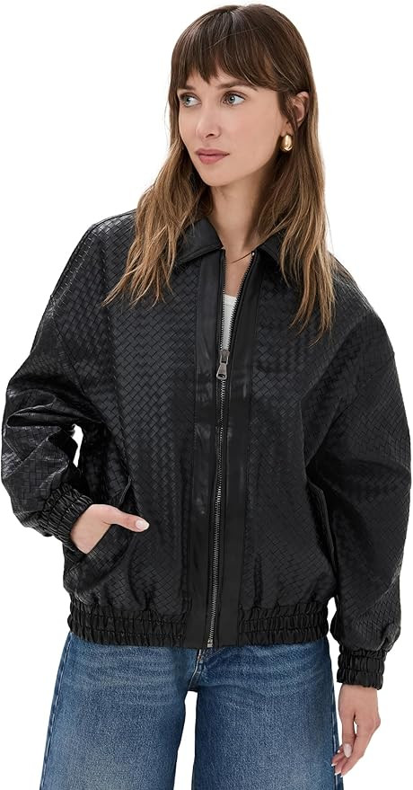 Women's Kenny Woven Bomber Jacket | Amazon (US)