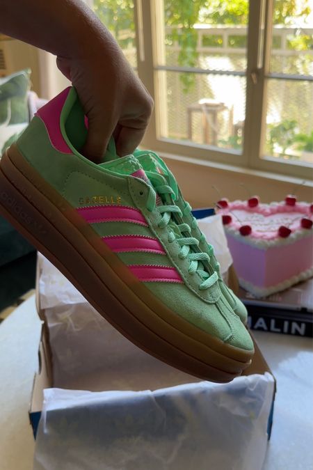 Adidas GAZELLE BOLD SHOES, mint green and pink, comfy shoes, sneakers, spring / summer, travel, colorful fashion

#LTKshoecrush #LTKstyletip #LTKtravel