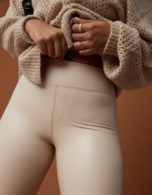 OFFLINE By Aerie Real Luxe Faux Leather Legging | Aerie