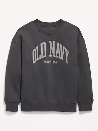 Oversized Logo-Graphic Sweatshirt for Boys | Old Navy (US)
