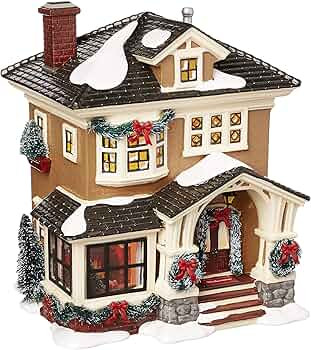 Department 56 Porcelain Snow Village Christmas at Grandma's Lit House | Amazon (US)