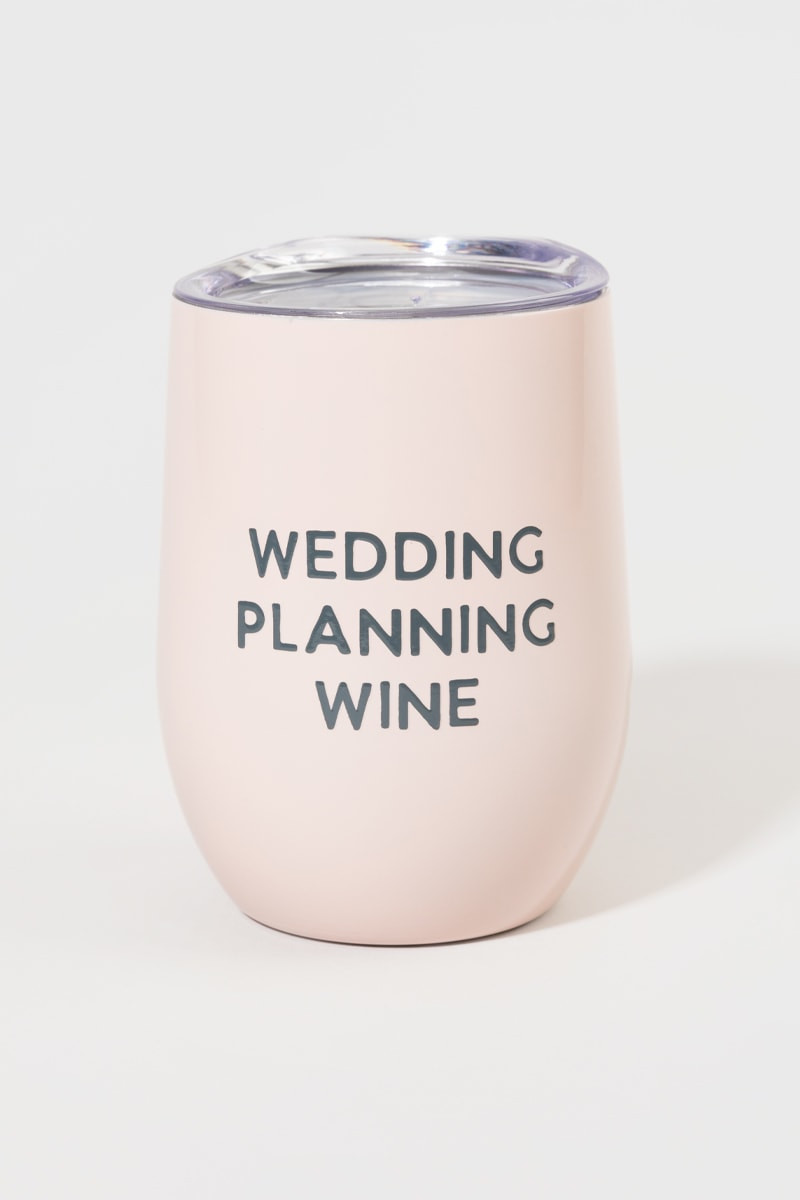 Wedding Planing Wine Tumbler | Francesca's