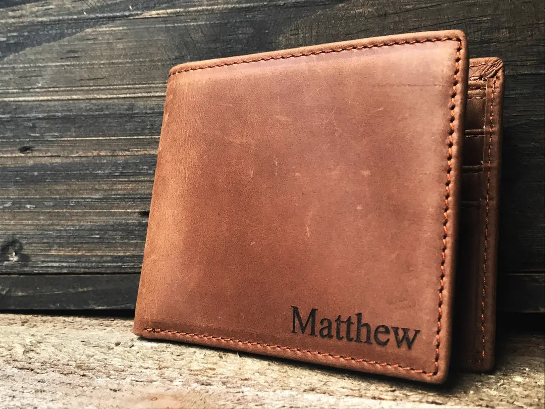 Personalized Leather Wallet Personalized Wallet Personalized - Etsy | Etsy (US)