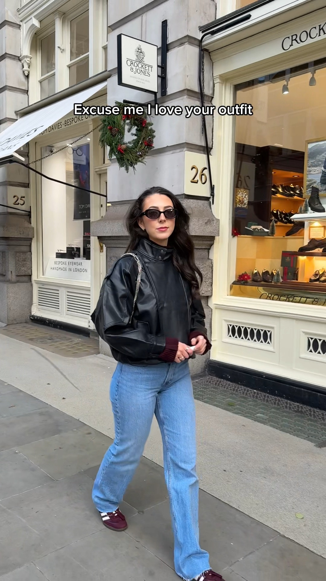 Casual OOTD from London 🇬🇧 I wear size small in the jacket and w25 long in the jeans. Shoes are true to size and I’ve linked a similar jumper below as mine is last years! Lip shade is ‘Rouge in Love’ #lydiafleurfashion

#LTKSeasonal #LTKootd #LTKFindsUnder100