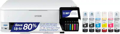 Epson - EcoTank Photo ET-8550 All-in-One Wide-format Supertank Printer - White | Best Buy U.S.