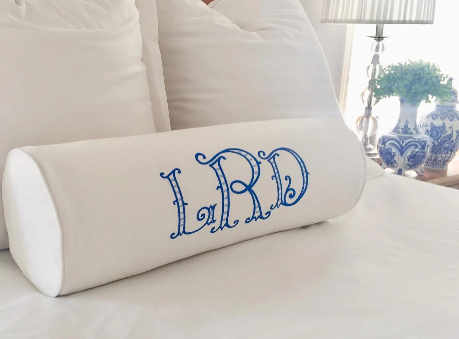 ONE Kravet Linen Snow Pillow NEW 2021 Embroidery Fonts and | Etsy | Etsy (US)