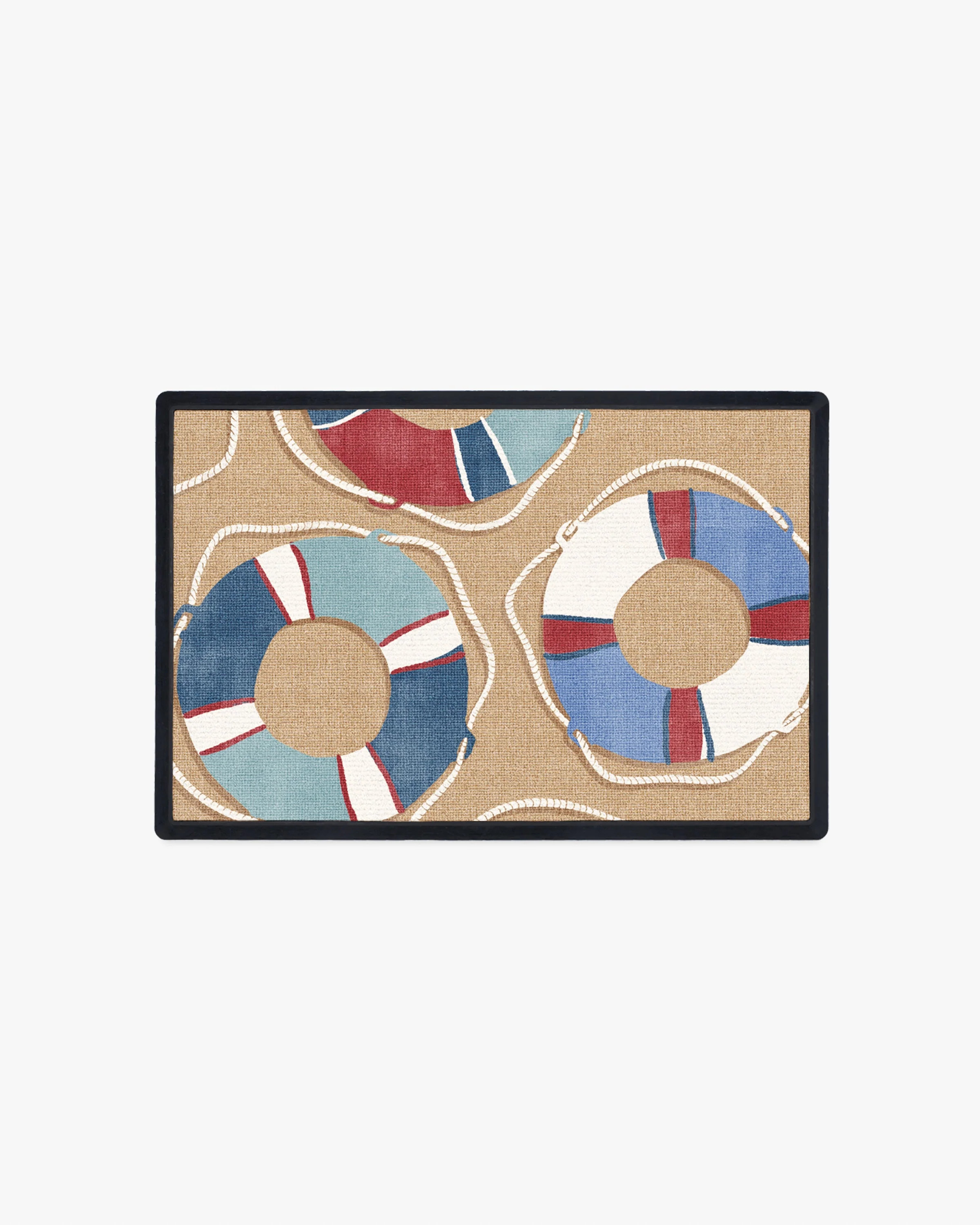 Life Preserver Blue Doormat | Ruggable