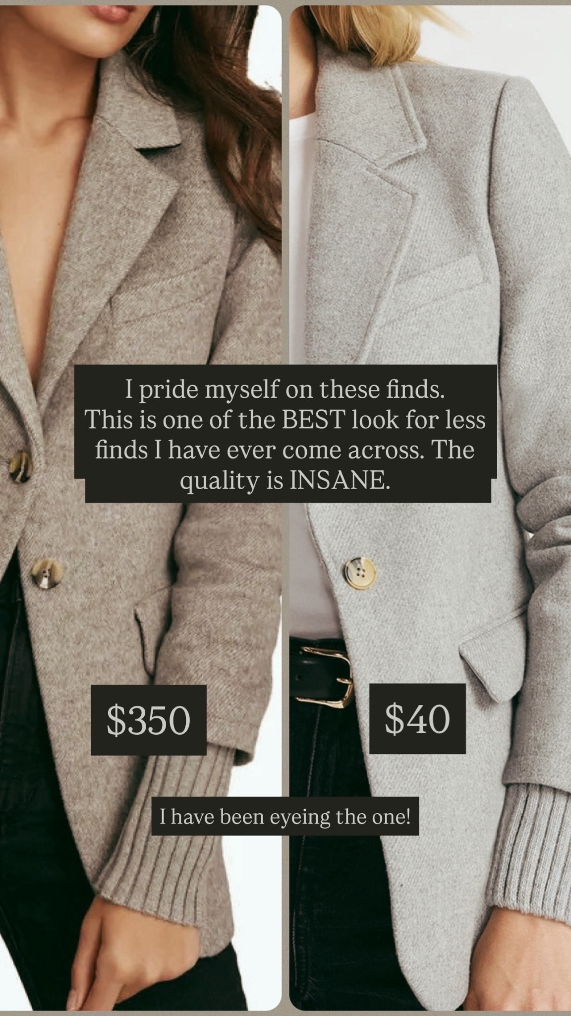 I did small in the look for less option and been eyeing the other one. It’s fabulous! One of the best I have seen! Quality is great! Beautiful!

#LTKWorkwear #LTKSeasonal #LTKSaleAlert