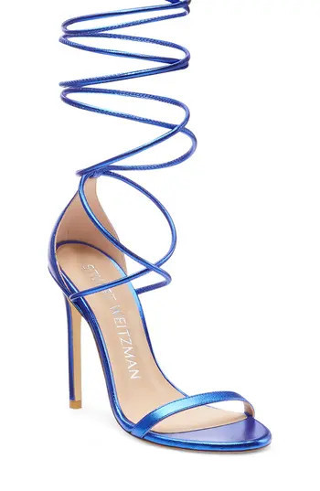 Stuart Weitzman Nudistwrap 110 Sandal in Dusk at Nordstrom Rack, Size 5.5 | Nordstrom Rack