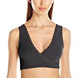 Lamaze Maternity Women's Lace Soft Sleep and Nursing Bra, Charcoal Heather, Small | Amazon (US)