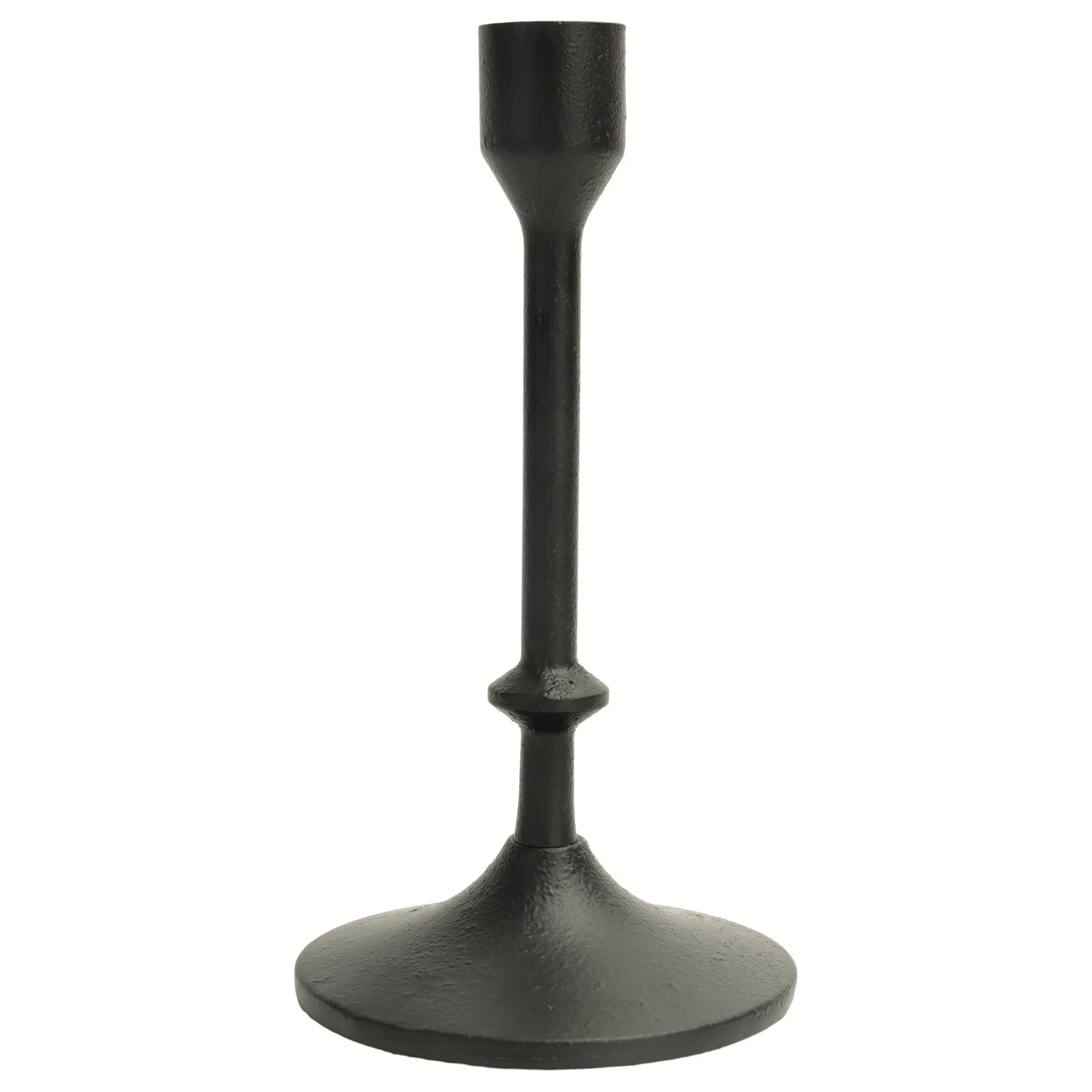 Better Homes & Gardens Black Cast Iron Metal Taper Candle Holder, 7.8", Large | Walmart (US)