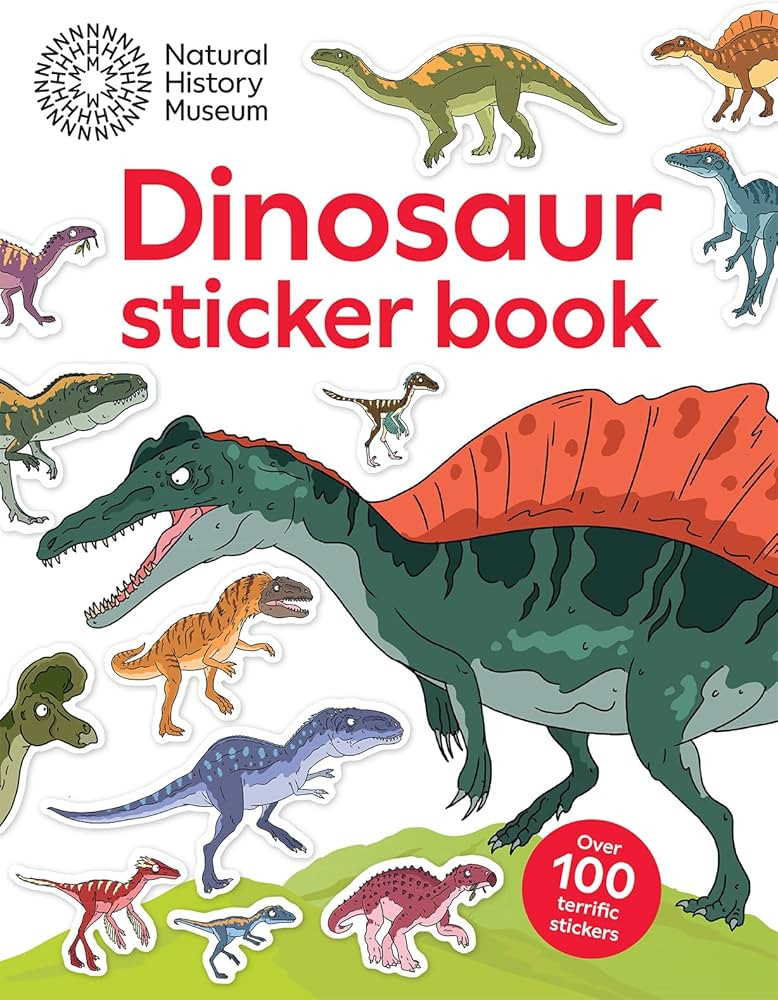 Natural History Museum Dinosaur Sticker Book | Amazon (UK)