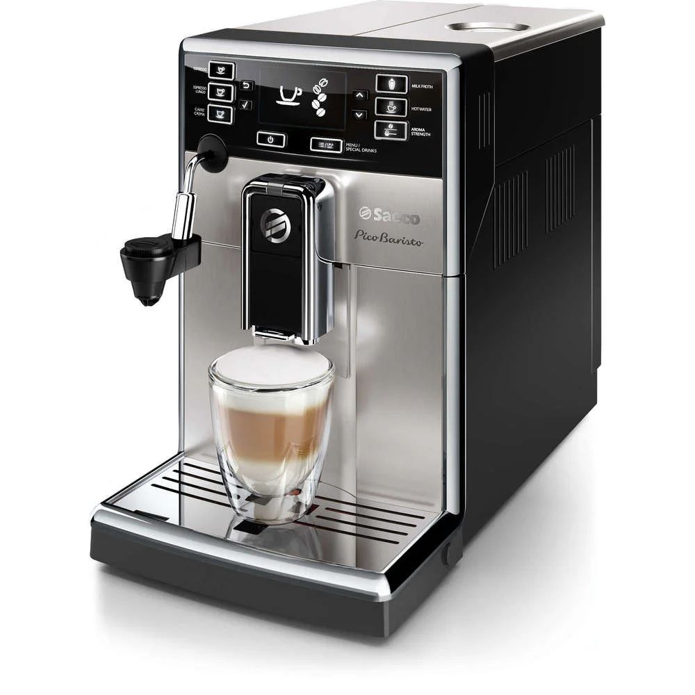 Philips Saeco HD8924/47 PicoBaristo Super-Automatic Espresso Machine (Black/Stainless Steel) | Bed Bath & Beyond