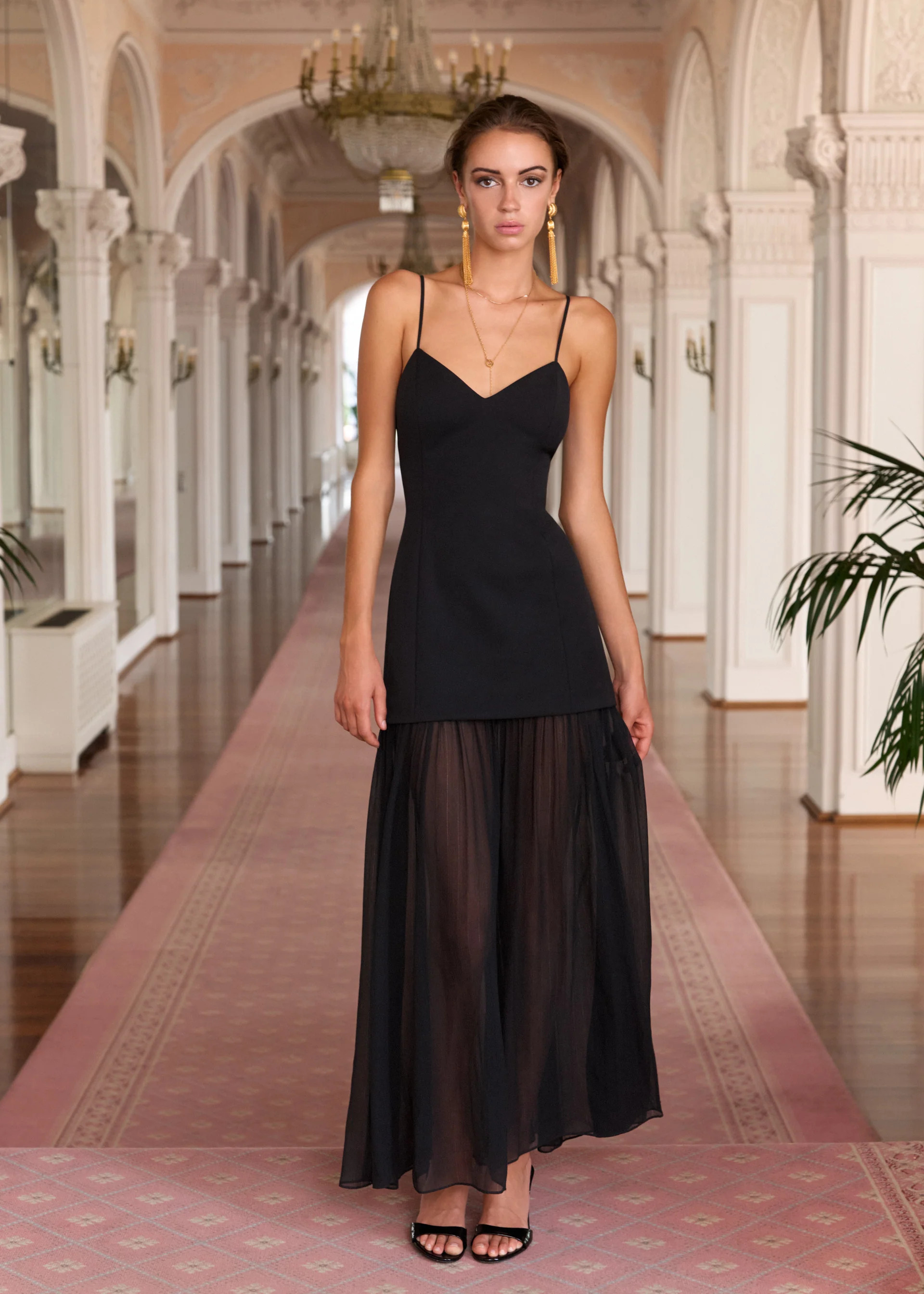 Susannah Maxi Dress Black | CAMI NYC