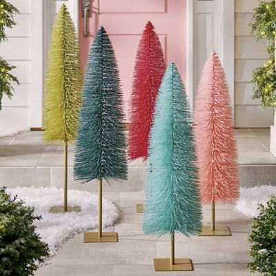Adjustable Bottle Brush Trees | Grandin Road | Grandin Road