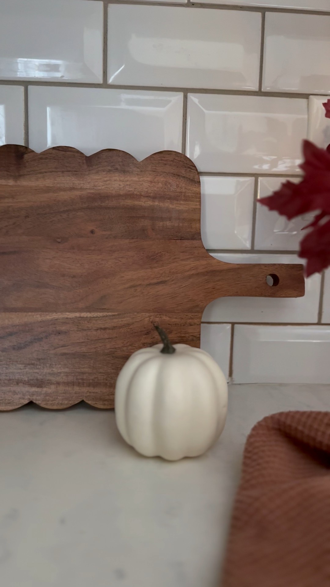 This scalloped serving board did not disappoint. Now I have my eye on the rest of Walmarts scalloped gems. 

#LTKHome #LTKFamily #LTKFindsUnder50