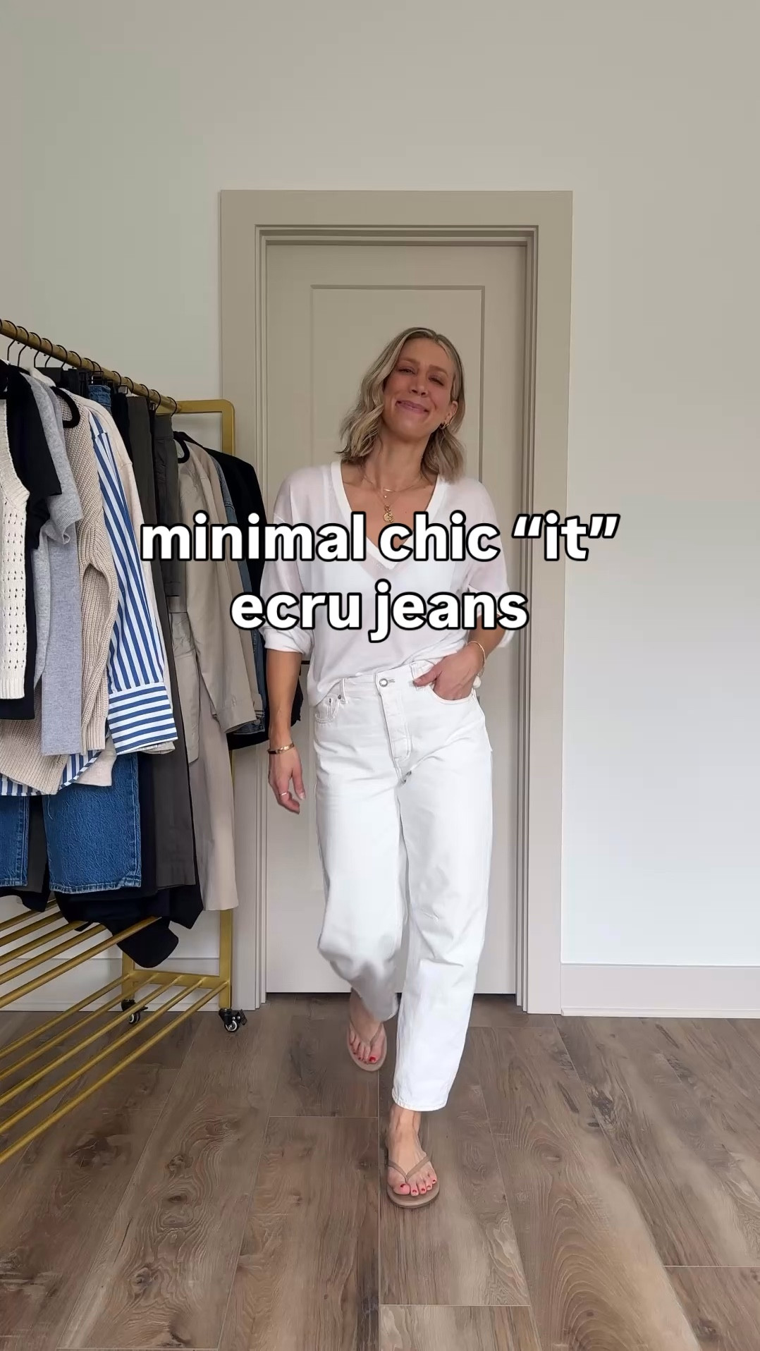 5 Spring Capsule Ecru Jeans Outfits

#LTKgrwm #LTKOver40 #LTKootd
