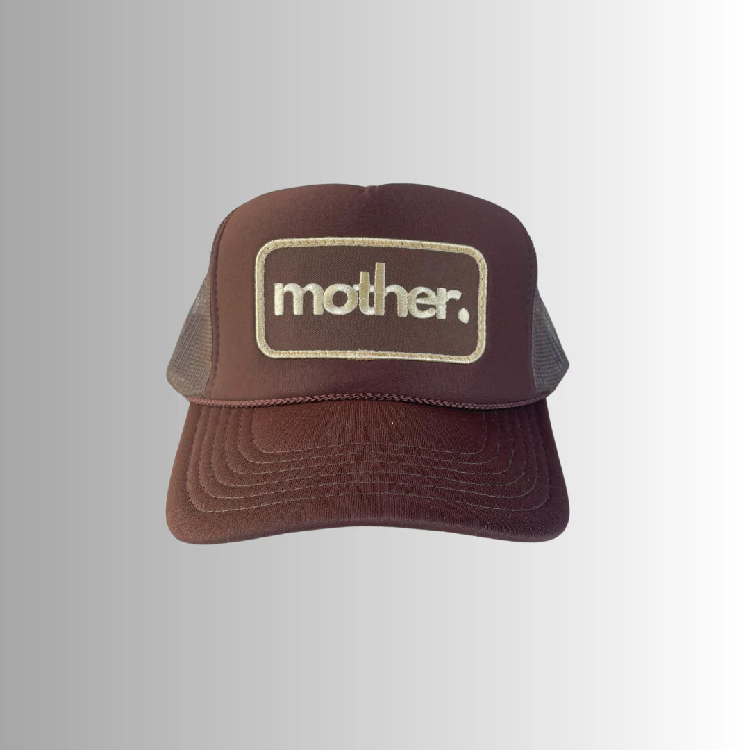 Mother Patch Trucker Hat - Mocha | Mother Hats