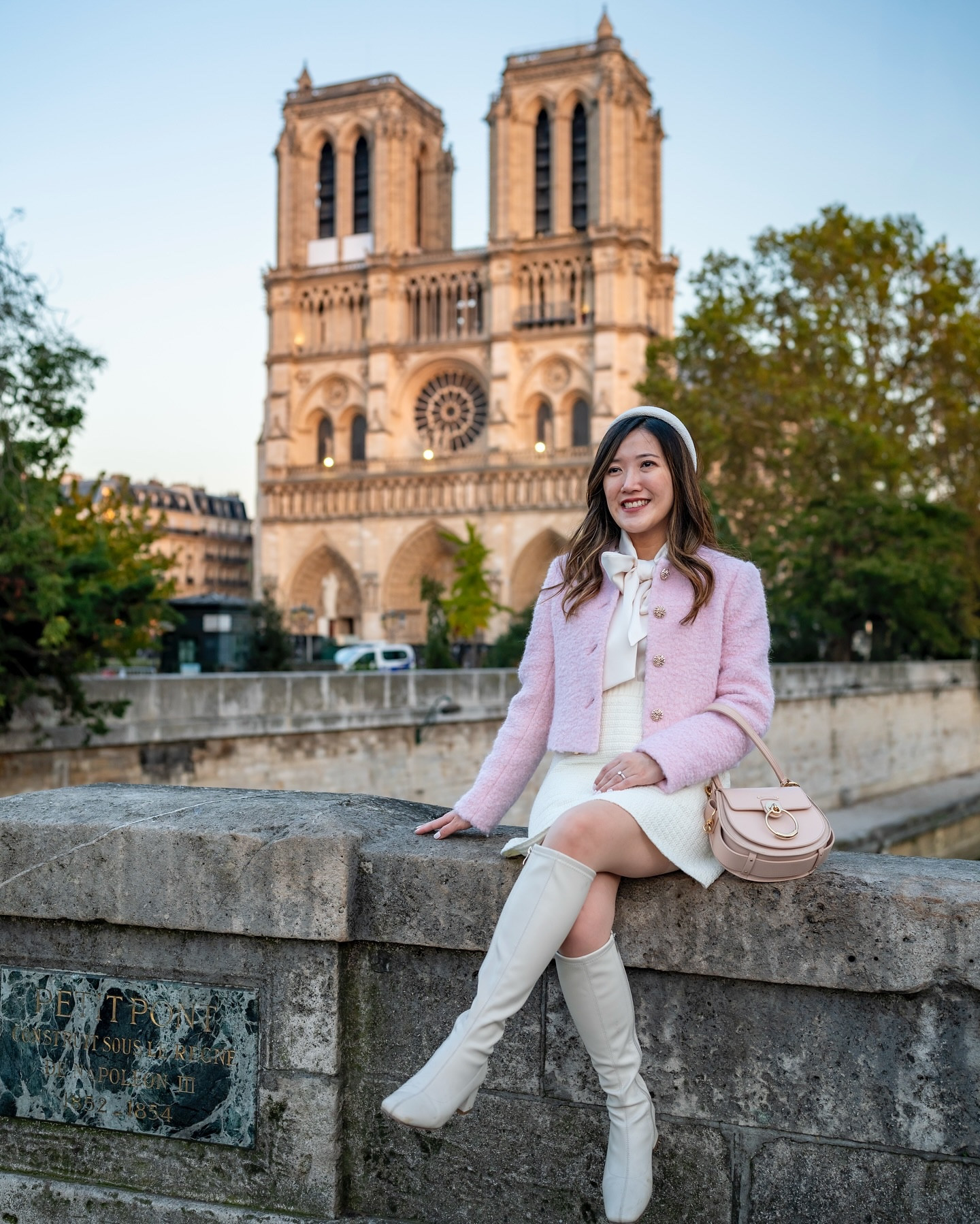 The breathtaking view of Notre Dame🤍

We were so lucky to visit and capture the beauty of Notre Dame before its reopening back in November. 

Also throwback to the early stage of my second trimester when my little bump began to grow 🥰💗

Outfit details🎀
Jacket: @goelia_official in XS
Bow blouse: @flossybyfreddy Grace in size XXS
Bag: @chloe 

Save this post & follow @petitealpaca for more dreamy travel and feminine fashion content.

📸 shot and edited by: @capturewithvic @vimage.pro @sony.unitedkingdom @alphauniversebysony.eu @adobeuk 

📍 Notre Dame Cathedral, Paris, Nov 2024

#goelia #goelialady #goeliastyleshare #notredame  #notredamedeparis #paris #modernprincess #princesscore  #princessaesthetic 
#londonfashionblogger  #dreamyaesthetic #femininestyle #classyfashion #classygirl #girlyaesthetic #newchapteroflife #pregnancy #pregnant #motherhood #motherhoodjourney

🗝️ Feminine elegant classy style, modern princess, Paris in autumn, Notre Dame Paris, Goelia

#LTKworkwear #LTKuk #LTKeurope