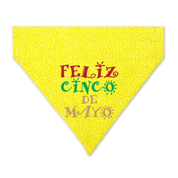 Feliz Cinco De Mayo - Happy Cinco De Mayo Pet Bandana - Cinco De Mayo Dog Bandana - Cinco De Mayo... | Etsy (US)