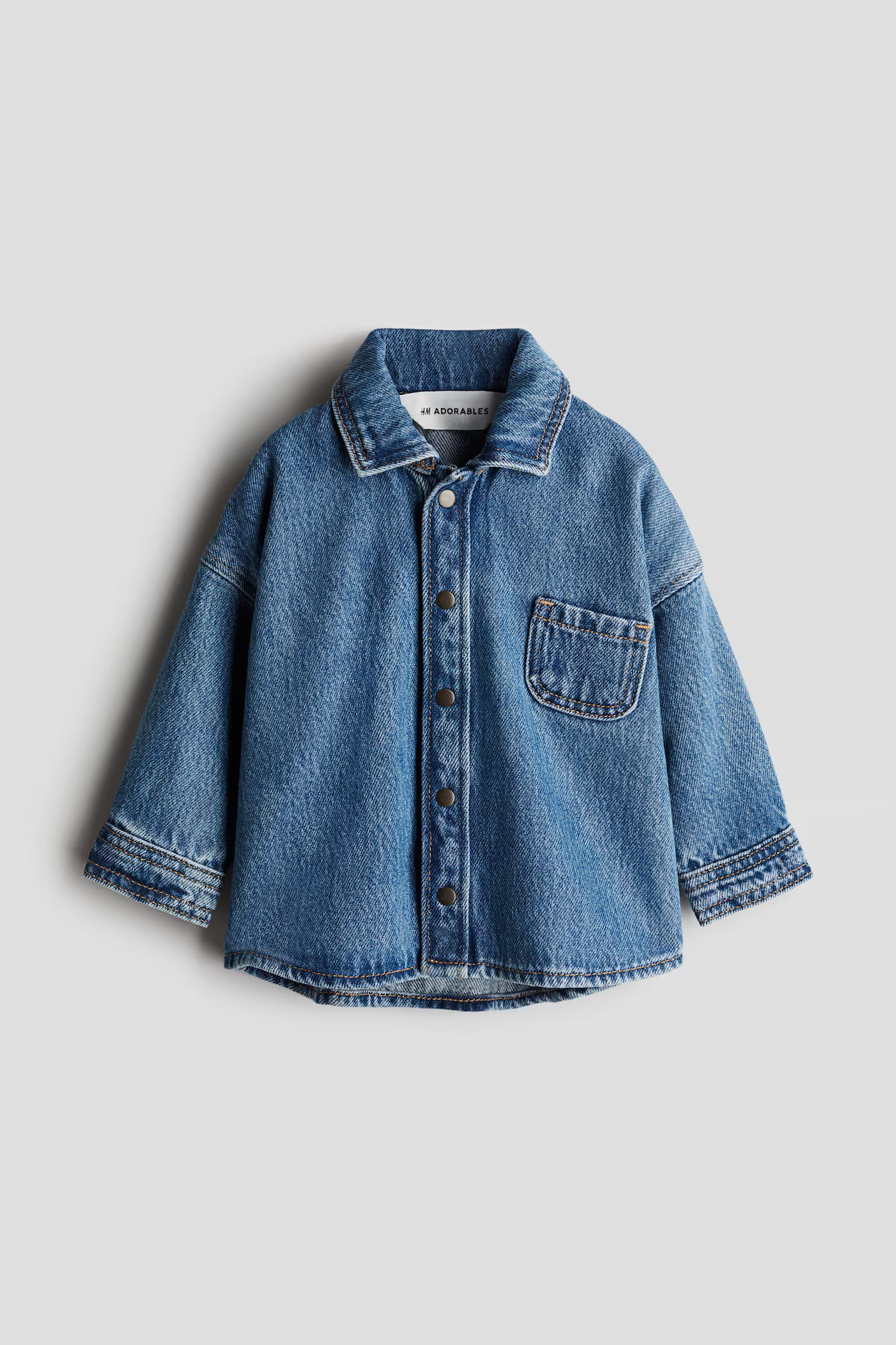 Cotton-blend Denim Shirt | H&M (US + CA)
