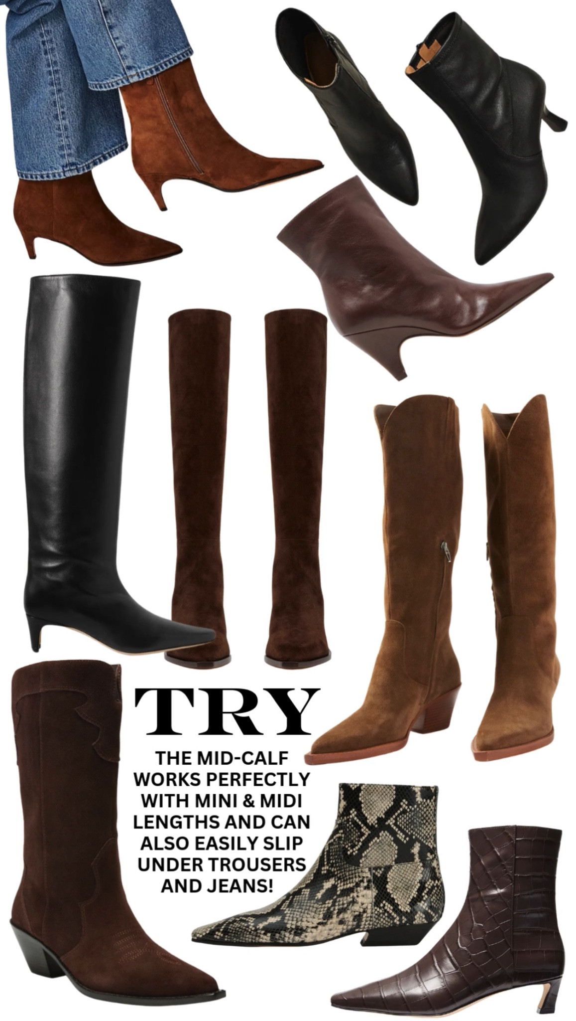 Boots boots and more boots for fall and winter! 
Remember buy early in the season for longer wear time! 

#LTKWorkwear #LTKShoeCrush #LTKxMadewell