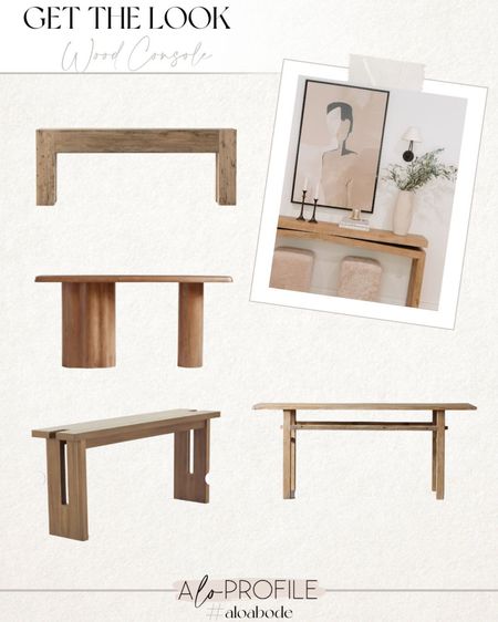 Get the Look // wood console, wood waterfall console, teak console, white oak furniture, minimal console, minimal furniture, living room furniture, family room furniture, asymmetrical console, console

#LTKhome