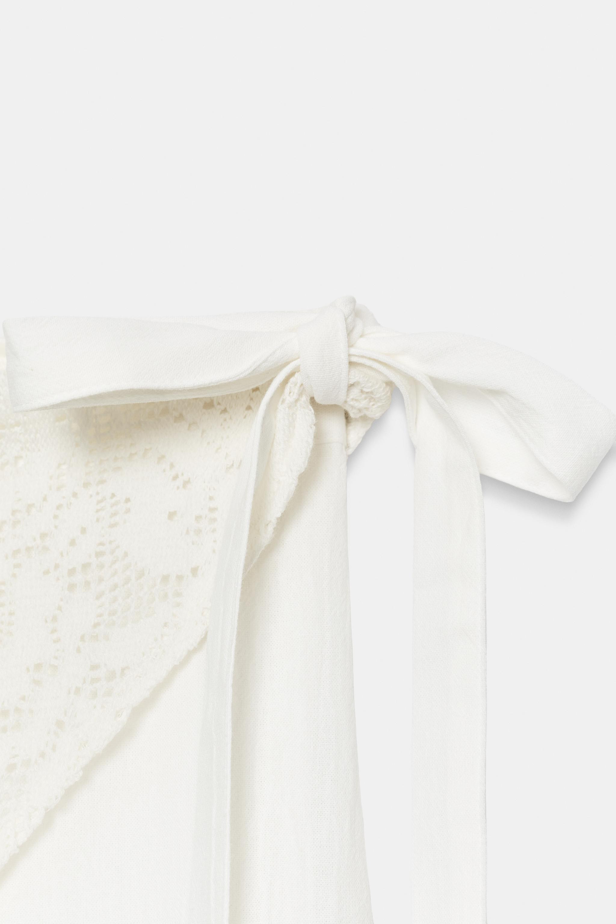 STRAIGHT LEG PAREO PANTS | Zara US