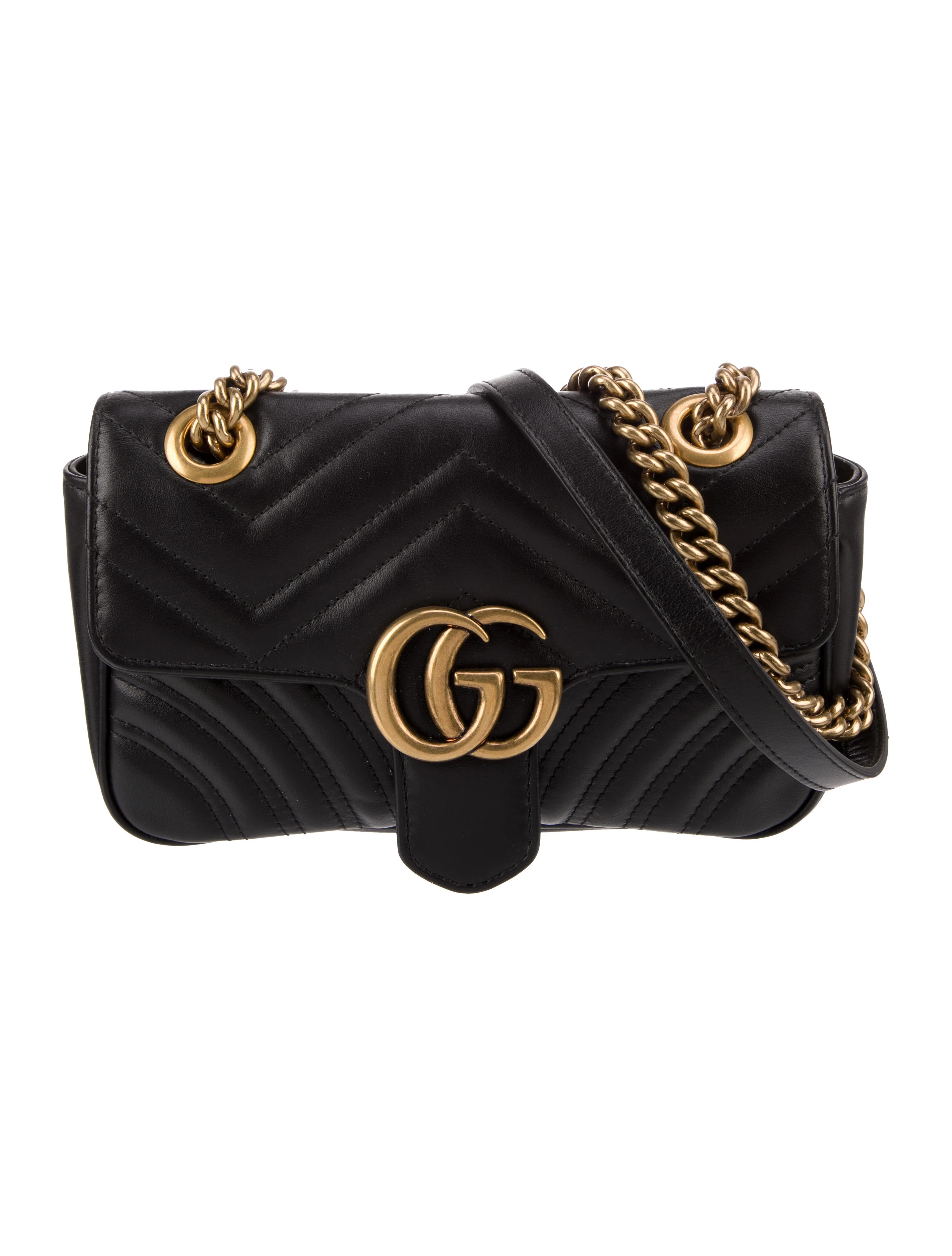 Mini Marmont Matelasse Shoulder Bag | The RealReal