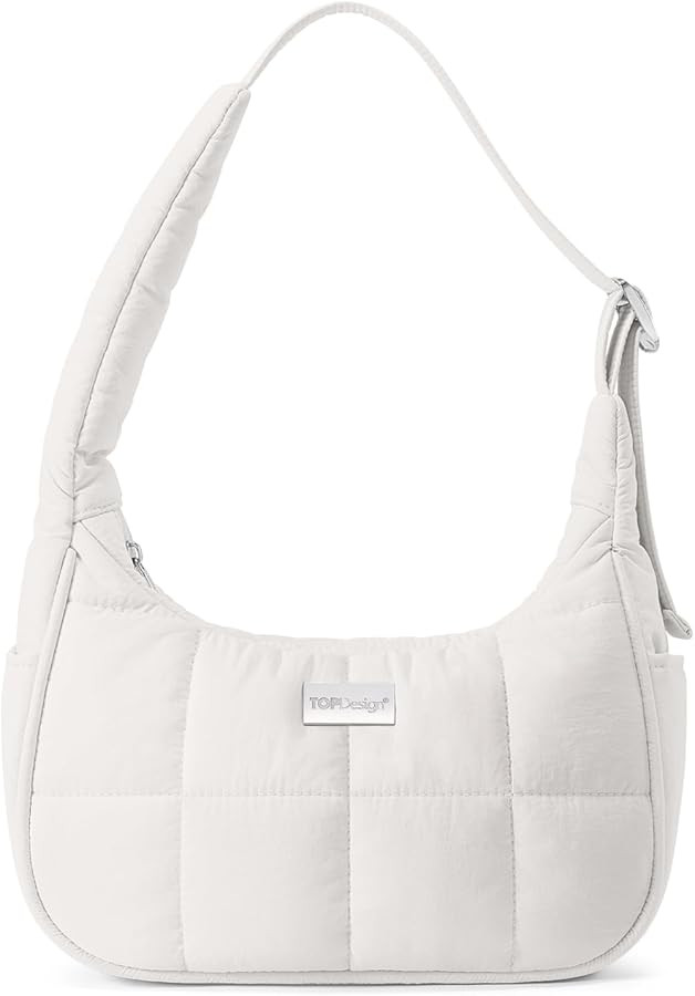 TOPDesign Puffer Shoulder Bag for Women, Ultra Lightweight Hobo Tote Handbag, Mini Clutch Purse w... | Amazon (US)