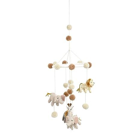 Crane Baby Mobile for Crib, Safari Nursery Décor for Boys and Girls, Ceiling Hanging, 11" x 28" | Amazon (US)