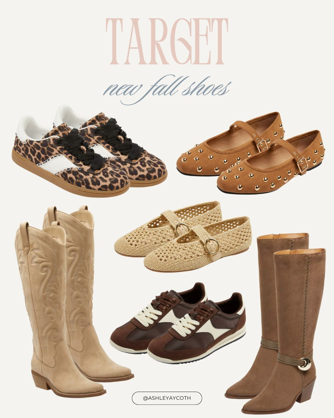 Target's new fall shoe arrivals are everything! 🍂

Found these gems all under $65 - flats, fun sneakers, and boots that look SO much more expensive. Perfect for my 5'5" midsize frame and work with everything in my fall wardrobe.

The variety is amazing - something for every occasion from casual days to more polished looks. 

 #LTKFindsUnder100 #LTKShoeCrush #LTKautumn