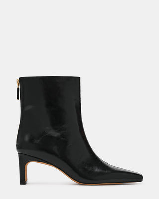 Steve Madden Women's Jamiyah Square Toe Booties - Black - Size 10 - Leather | Steve Madden (US)